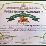 Agricultural Certificate for Bescoat