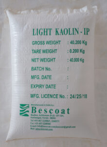 Bescoat Pharma Grade Light Kaolin IP